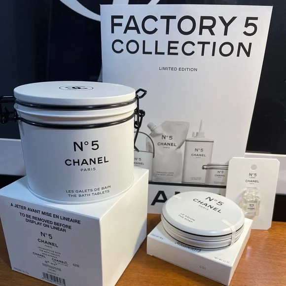 CHANEL FACTORY N°5 LIMITED EDITION THE SOAP THE BATH TABLETS